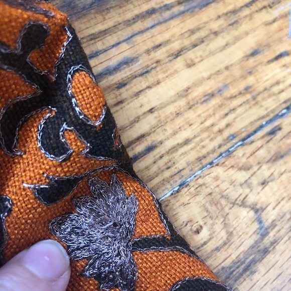 Vintage Embroidered Wool Trousers - Picture 5 of 7